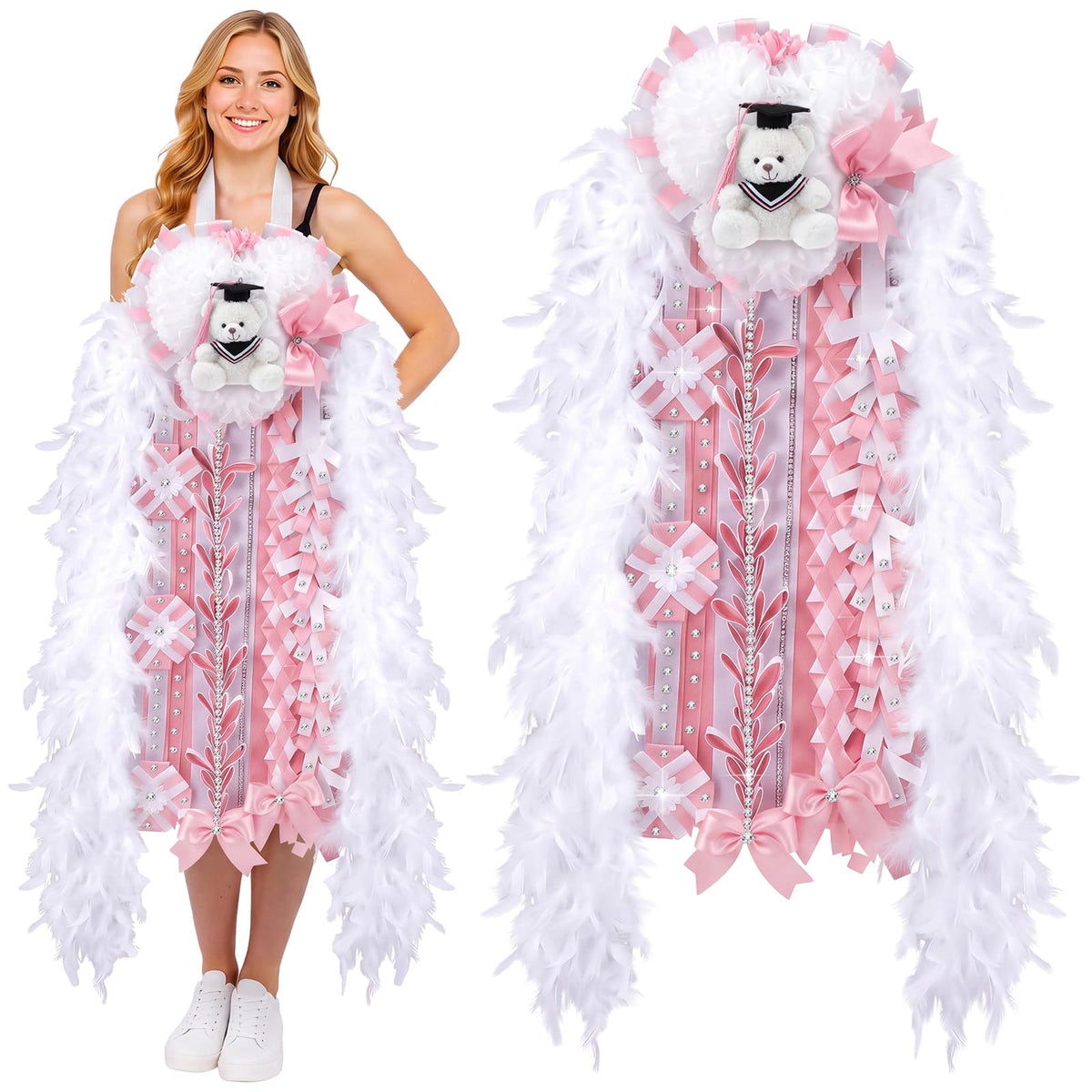 Thenshop 47" Homecoming Mum with Teddy B - Image 7
