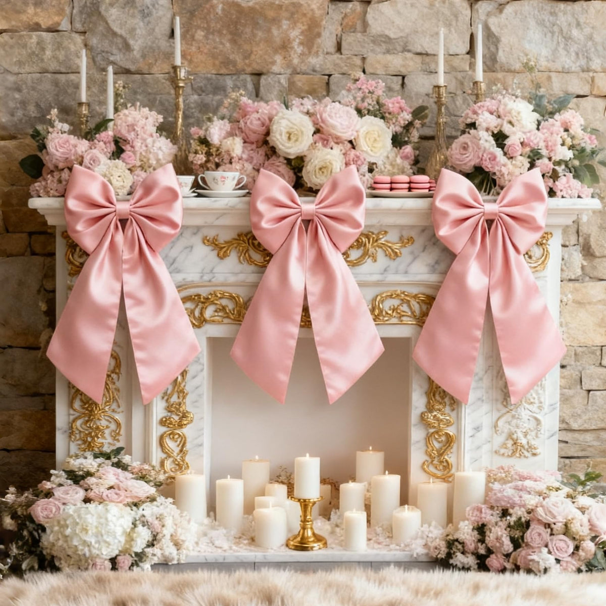 Big Pink Bow Coquette Room Decor, 23x11  - Image 8