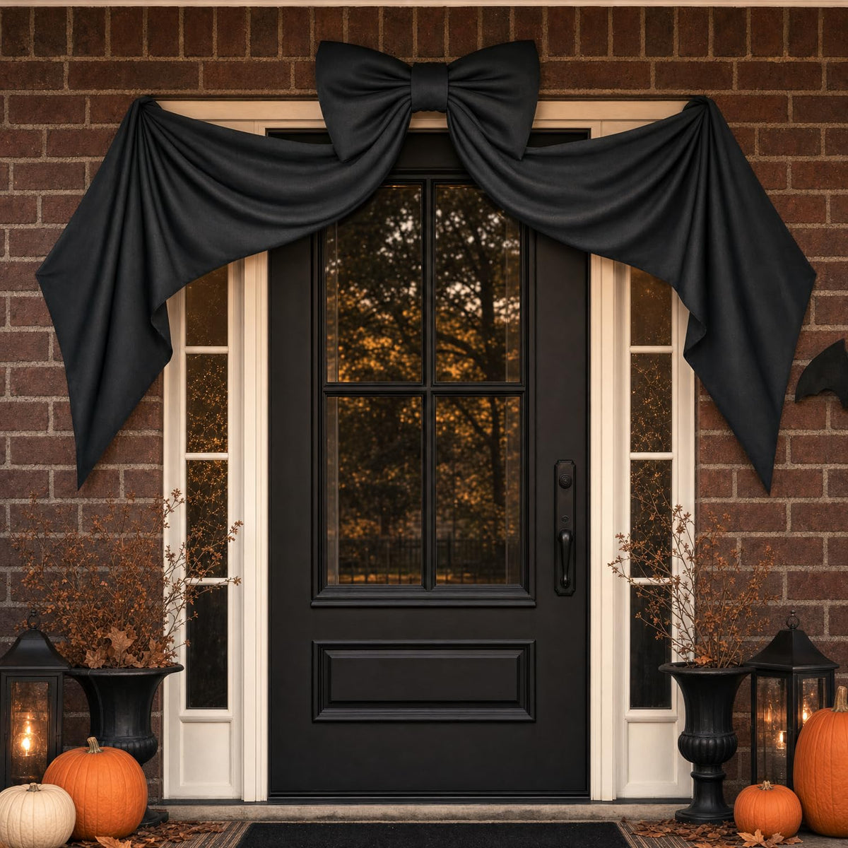 Giant Black Bow for Halloween Decor, 48i - Image 8